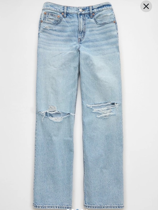 American Eagle Outfitters Denim - American Eagle Outfitters Ripped High-Waisted Light Blue Stovepipe Jean